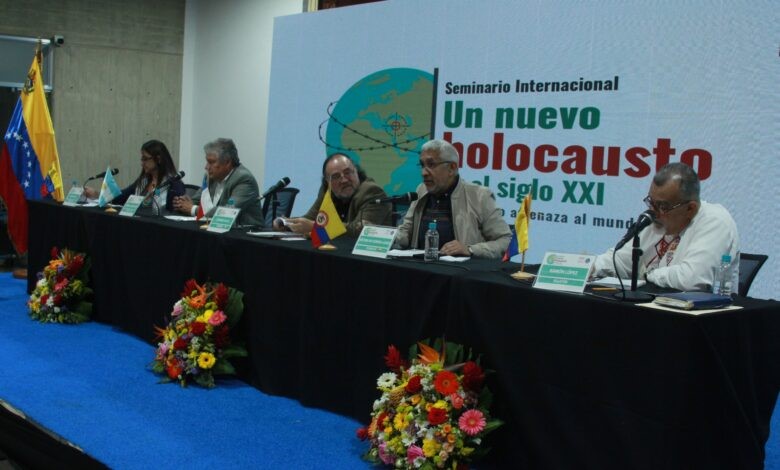 Seminario Internacional “Un nuevo holocausto en el siglo XXI. El sionismo  amenaza al mundo”.Declaración de Caracas - Pia Global